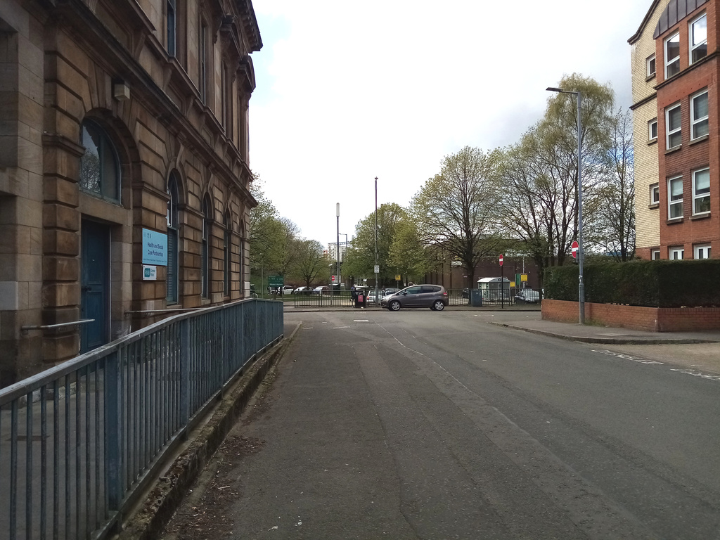a narrower view of the same with new housing across
     the street